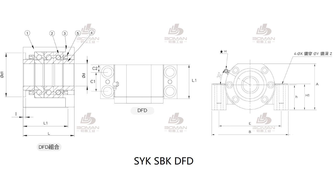 SYK MBA/15-C syk品牌丝杆支撑座生产厂家