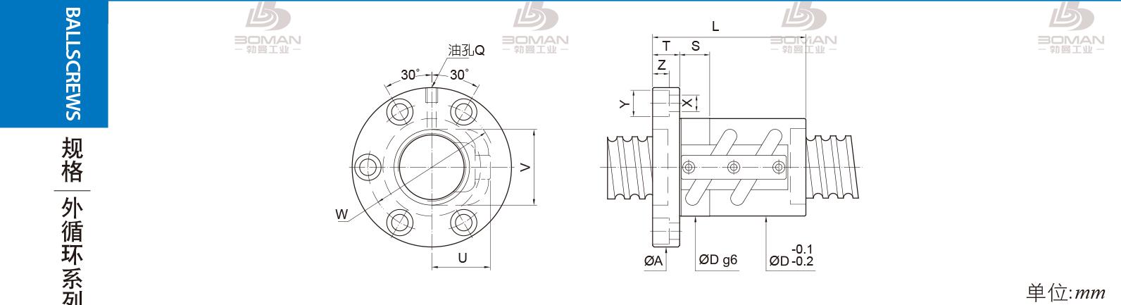 PMI FSVC4005-3 PMI TBI研磨级滚珠丝杆